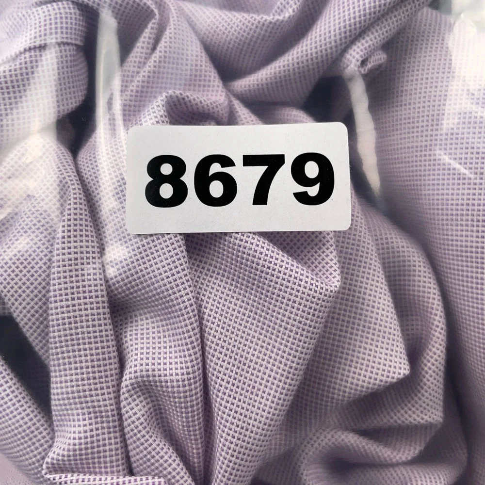 Banana Republic Shirt Mens Large Purple Non-Iron Slim Fit Long Sleeve Button Up